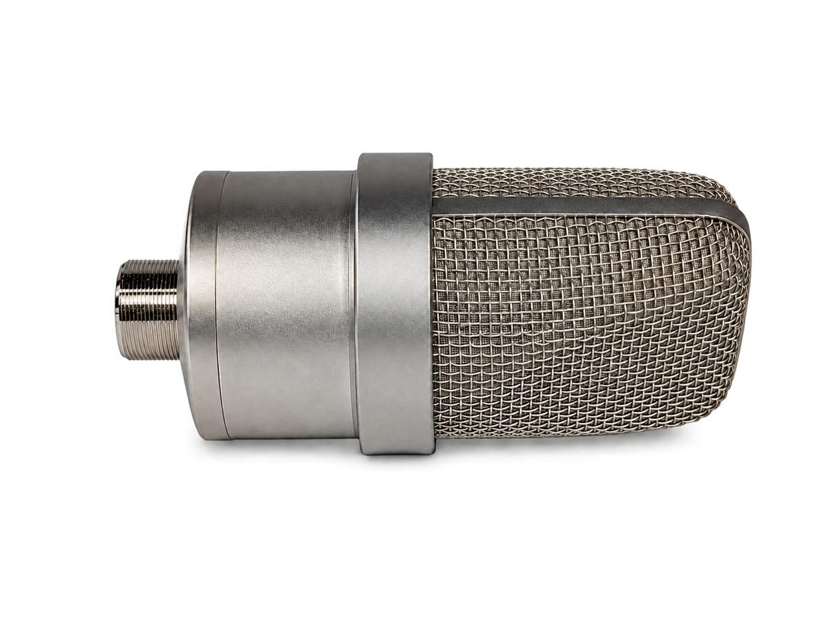 NUDE M49 large-diaphragm vacuum tube microphone, horizontal view
