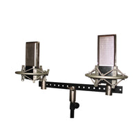 Matched Pair - NUDE Rectangular Ribbon Microphones w/Stereo adaptor bar