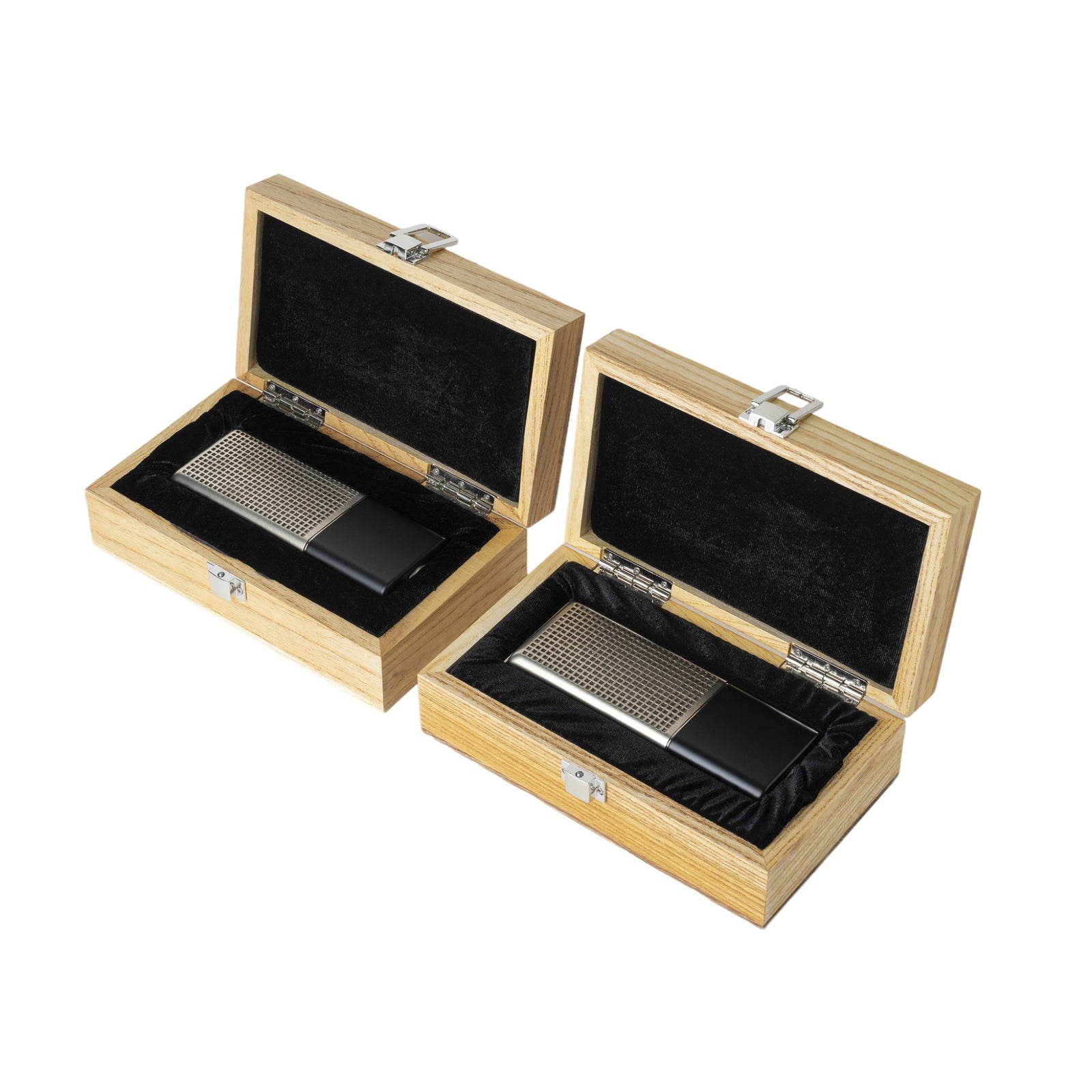 Pair of Rectangular Ribbon Microphones | Matched Pair Stereo Mics
